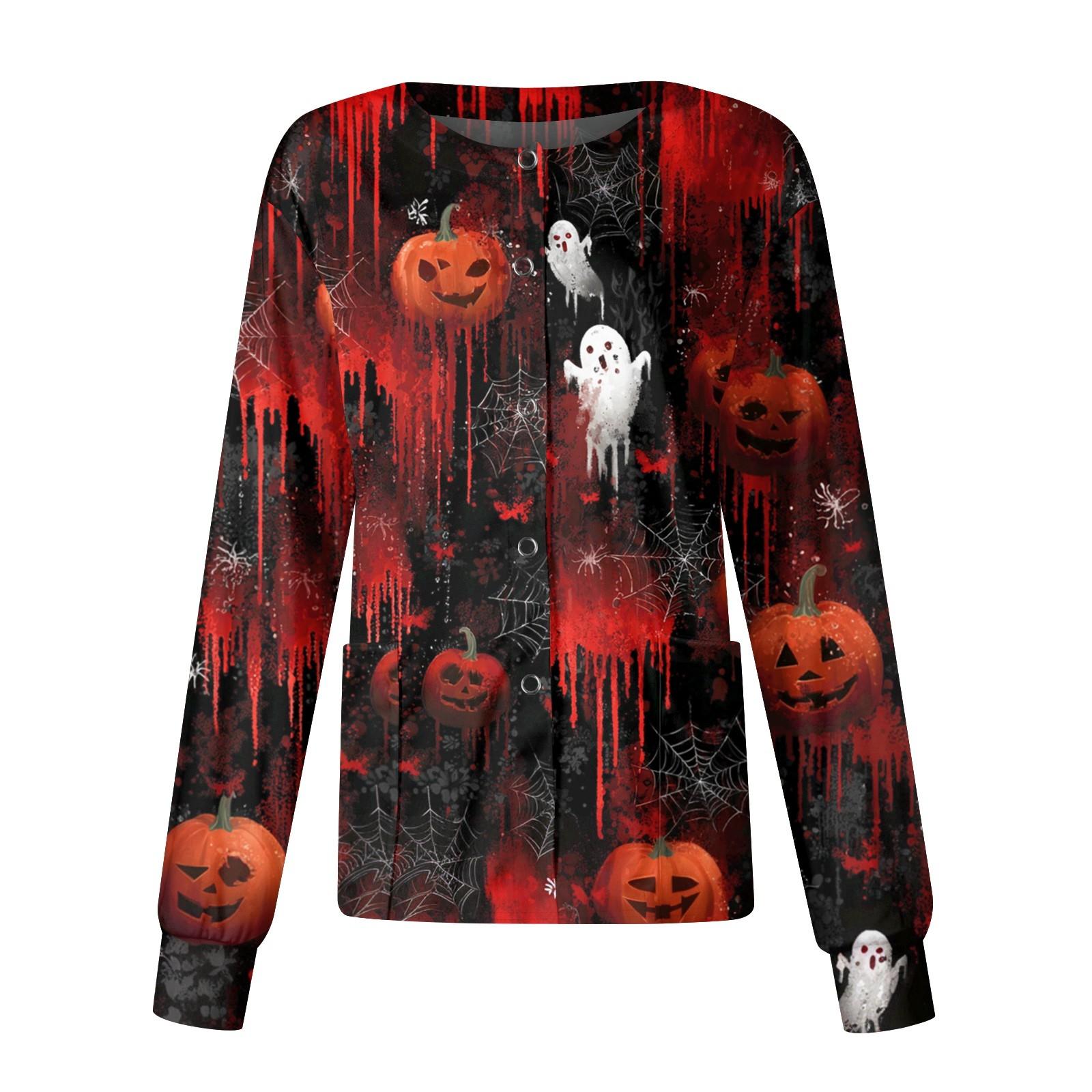 

Женский однобортный защитный комбинезон с длинным рукавом и карманом, рабочий воротник-стойка, кардиган, куртка, топ M красный