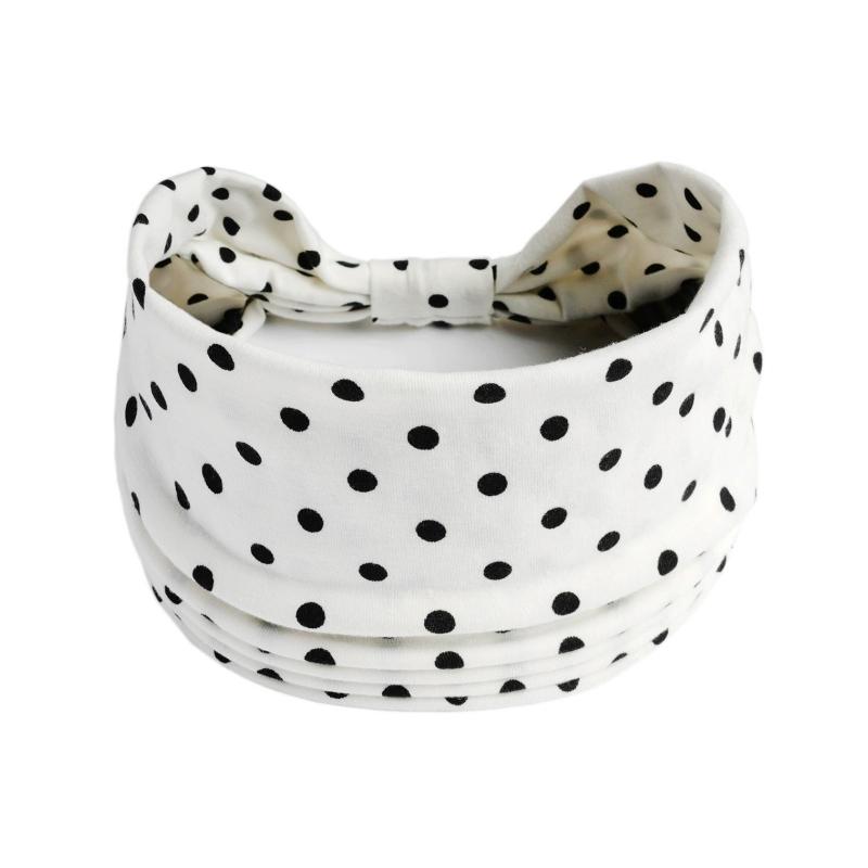 Haarschmuck Retro Haarband Dicke Breite Stirnbänder Turban Workout Bedrucktes Stirnband Kopfwickel für Damen Yoga Sport Haarband