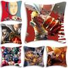 Anime One-Punch Man Pillow Case Square Pillow Bedroom Sofa Leisure Comfort Cushion Car Living Room Home Decoration