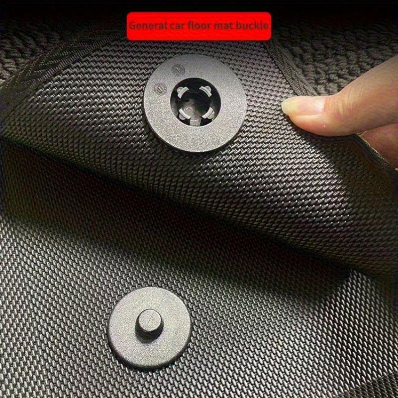 Car Floor Mat Clips Retention Holders Grips Carpet Fixing Clamps Buckles Anti Skid Fastener Retainer Resistant Auto Universal