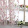 Flower Sheer Curtain Tulle Window  Voile Drape Valance 1 Panel Fabric