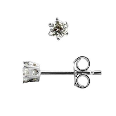 Ohrringe - LOVA LOLA VAN DER KEEN - Solitär - Zirkonia - Sterlingsilber 925 - 4 mm
