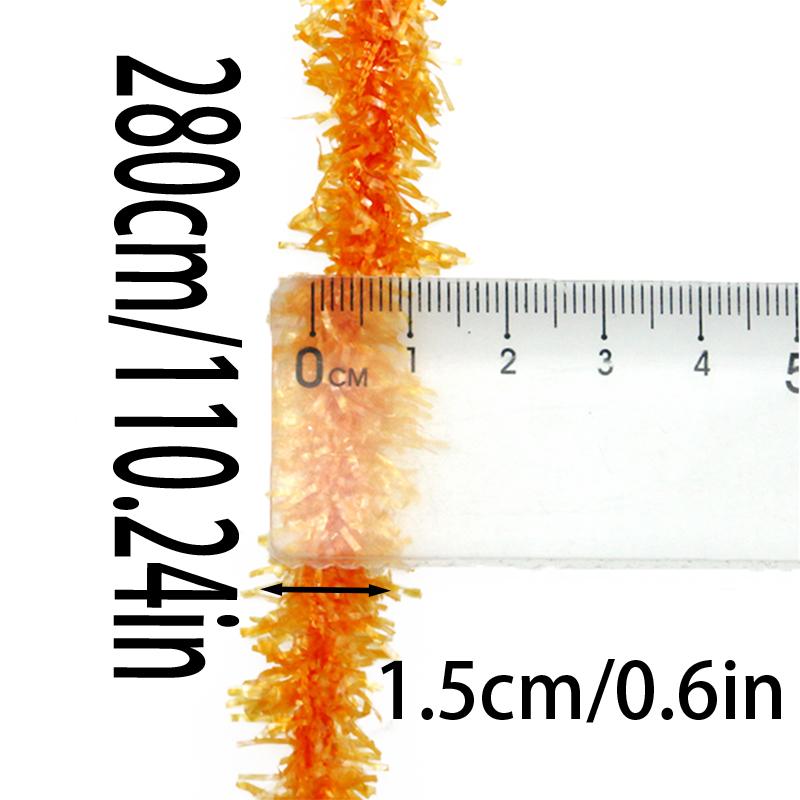 (3 Yards/pack) 15mm Halloween Bow DIY Decoration Color Bar Ghost House Scene Decoration Window Wall Party Holiday Dress Up