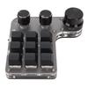 Programmable Macro Keyboard 9 Keys 3 Knobs USB Bluetooth Connection OSU Gaming Keyboard for Office Music Media