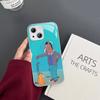 Cartoon B-BoJack Horseman For IPhone 14 13 12 Mini 11 Pro XS Max X XR 14 Plus Tempered Glass Cover