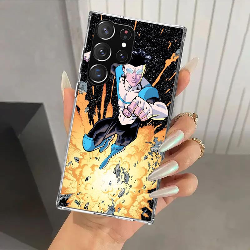Cool I-Invincible Phone Case for Samsung Galaxy S26 S24 S23 Ultra S25 Edge S22 S21 Plus S20 FE + Soft Print Shell Funda Galaxy S