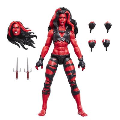 Hasbro Marvel Legends Series Hulk Red Comics Collectible Action Figure G2082 Authentic She-Hulk 6-Inch