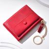 Compact Women's Keychain Wallet: Mini Coin Purse & Storage Bag for Ladies