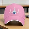 I Love Chemistry Laboratory Heartbeat Test Tube Chemist Baseball Cap Design Print Hip Hop Hats Summer Fishing Baseball Caps