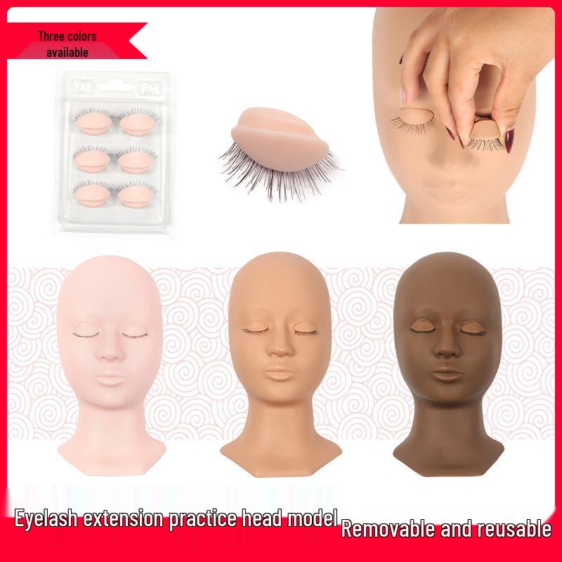 

Eyelash Extension Practice Mannequin with Detachable Eyelids