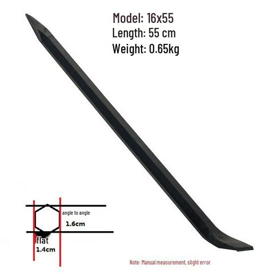 Special Steel Crowbar Nail & Tire Pry Bar for Auto Repair and Wood Crate Disassembly