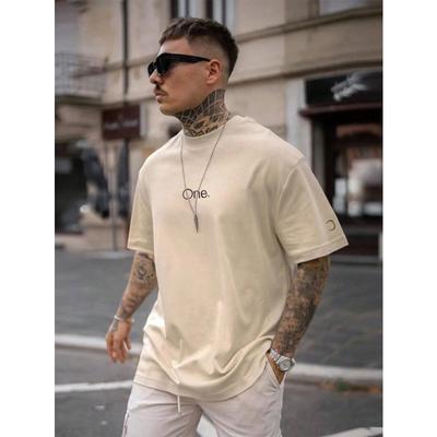 Un Tricou Bărbați Bumbac Brand de Lux Modă Mărime Mare Top Casual Mânecă Scurtă Streetwear Sosire Clasică Tricouri cu Imprimeu Bărbați