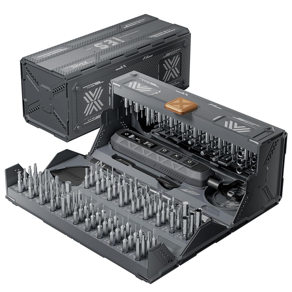 EZARC Electric Precision Screwdriver Set with Adjustable USB Powerful Special and Professional Grade 181-Piece Torque, Rechargeable, Forward/Reverse