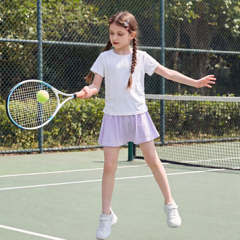 Montagut Girls' Summer 2026 Cool-Touch Pleated Sportswear Set