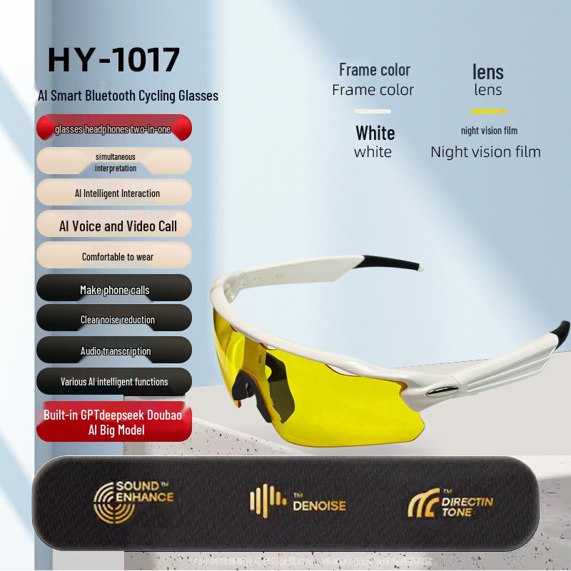 Smart Bluetooth Cycling Glasses with AI Voice Translation
