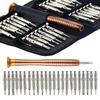 25 Pcs Magnetic Screwdriver Set Multi-Function Hand Tool Precision Phone Camera Repair Torx Hex Screw Driver Bits Kits Bag