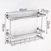 MultiTier Mounted Rack RustResistant Towel Holder Waterproof Bathroom Organizer for Apartment