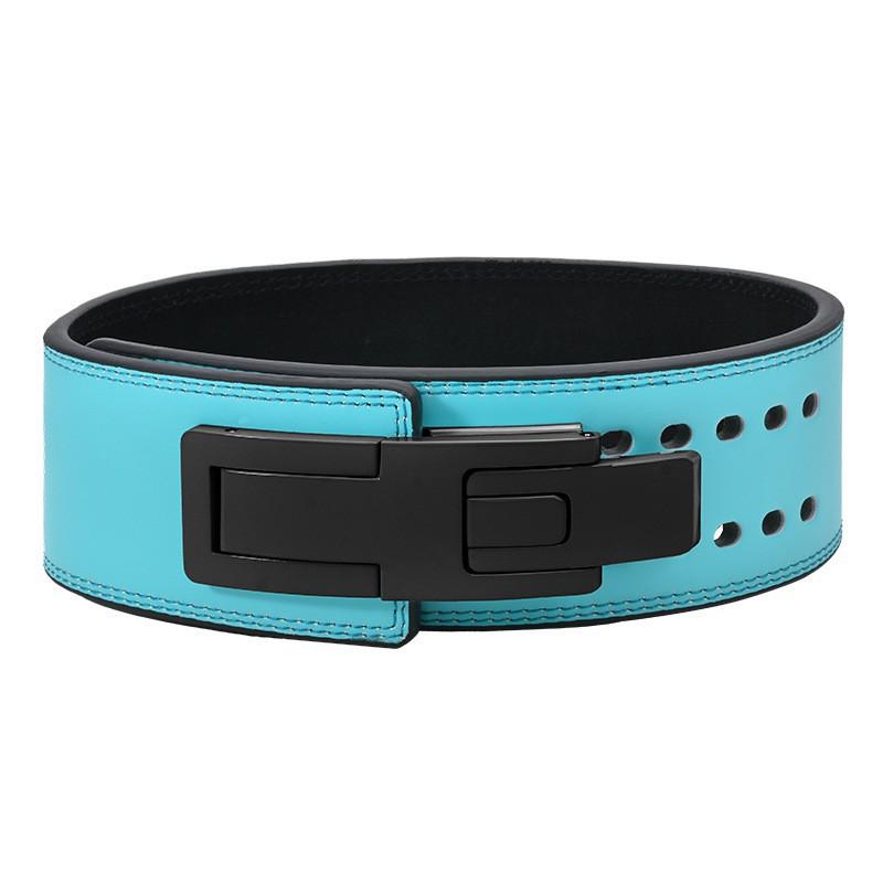 Cowhide Bodybuilding Exercise Squat Hard Pull Strength Weightlifting Professional Lever Buckle Belt Protection Power Waist