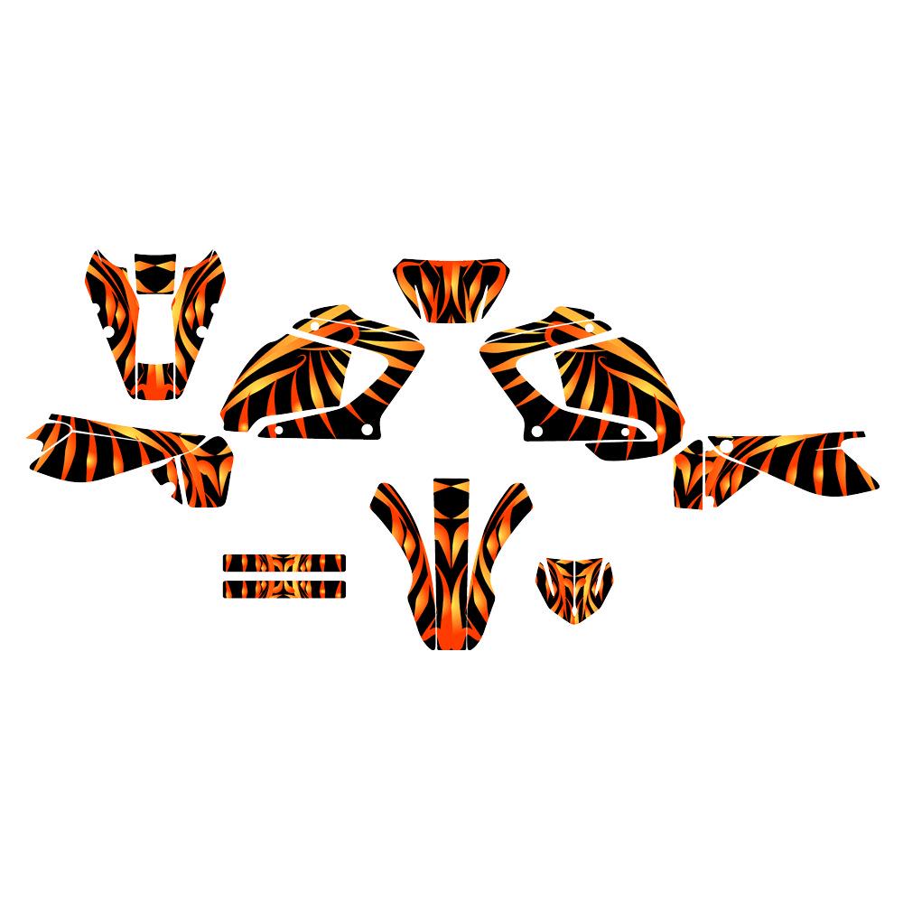 

Yamaha DT125 RE X Off-road Motorcycle Decorative Decals Stickers Thick - 29mil