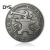 1/2/3/5/10Pcs Challenge Coin Carved Pattern Retro Silver Coin Unique Office Desk Accessory Commemorative Gift