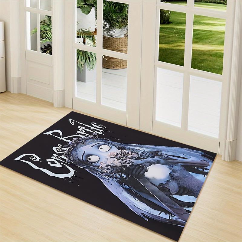 1Pc Ghostly Bride Butterflies Carpet Rug Customizable Soft Washable Antislip Home Living Room Sofa Mats Personalized Rug 0917156