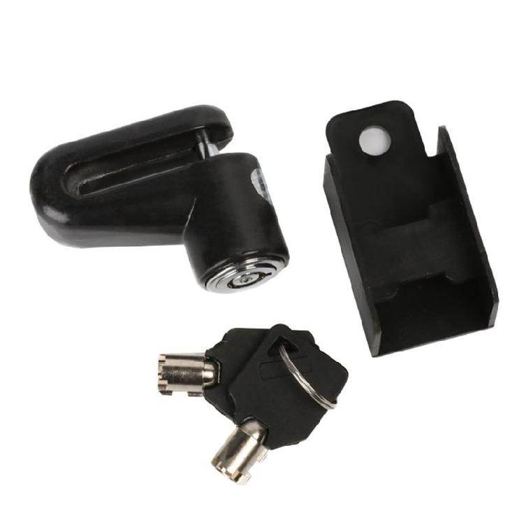 Mountain Bicycles Brakes Padlock Motorcycle Bike AntiTheft Wheel Disc Brakes Lock Safety Disc Wheel Lock with Key