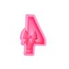 Bowknot Baking Molds Bow Number Silicone Mould Handmade Epoxy Resin Casting Molds DIY Cake Chocolate Decorating Tool