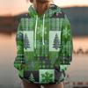 Women's Fashion Sweatshirt Printed Casual Hooded Sweatshirt With Pockets