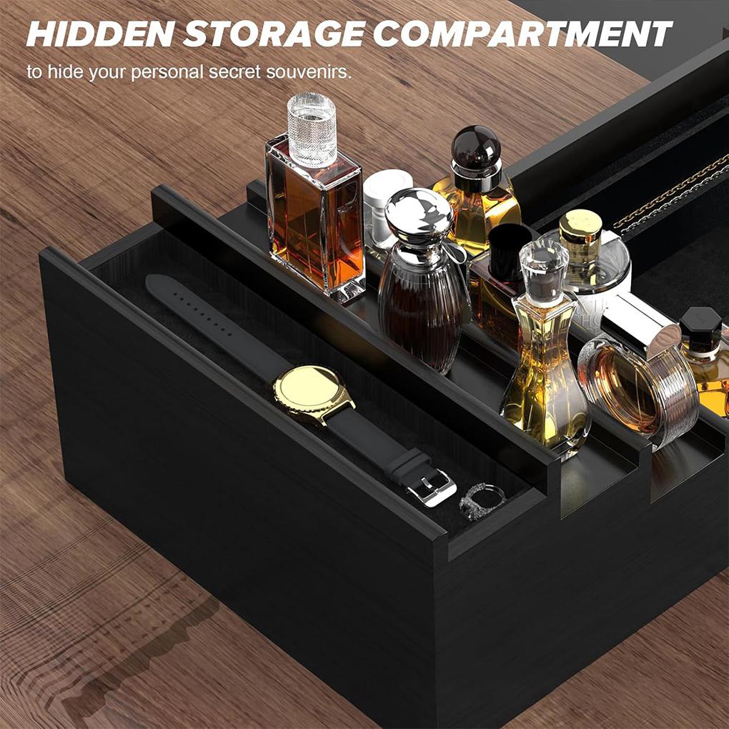 Wooden Perfume Stand Organiser With Drawers For Watches Perfume Holder Organizer Perfume Organizer