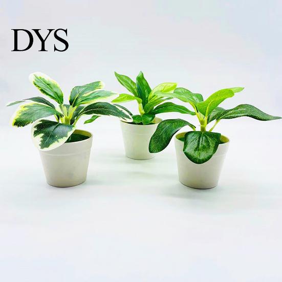 Garden Artificial Potted Plant Realistic Plastic Eye-Catching Decoration Imitative Bonsai Plants for Home