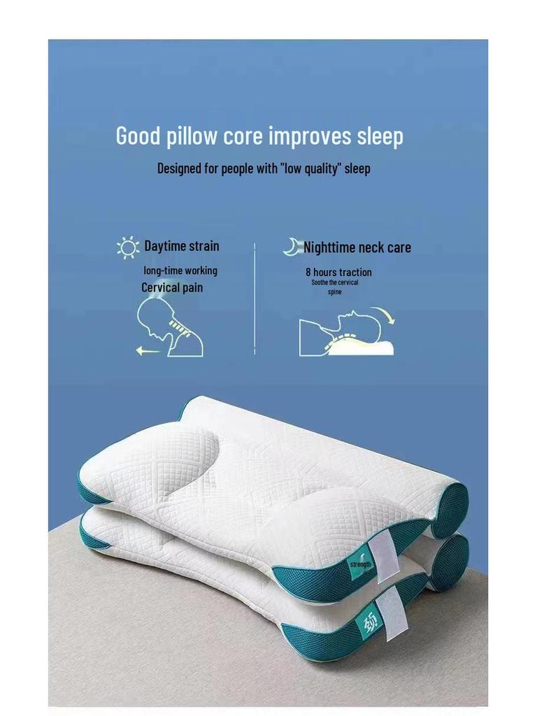 Second-Generation Neck Support Sleep Aid Pillows for Home, Student, Hotel Use