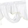 Elegant Window Valance for Home Decor - Rod Pocket Curtain Treatment