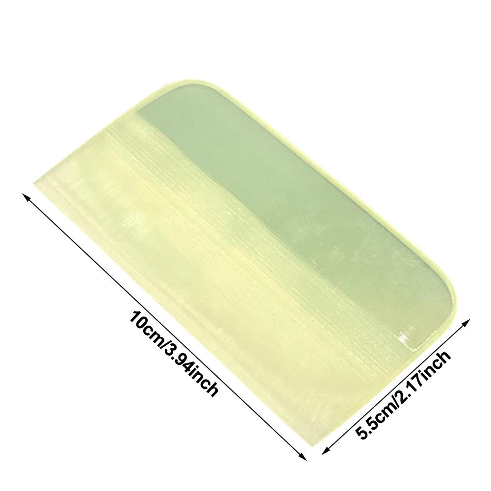 Car Window Tinting Wallpaper Protective Film Scraper Wrapping Tool Soft Bull Tendon Car Glass Clean Transparent Scraper прозрачный