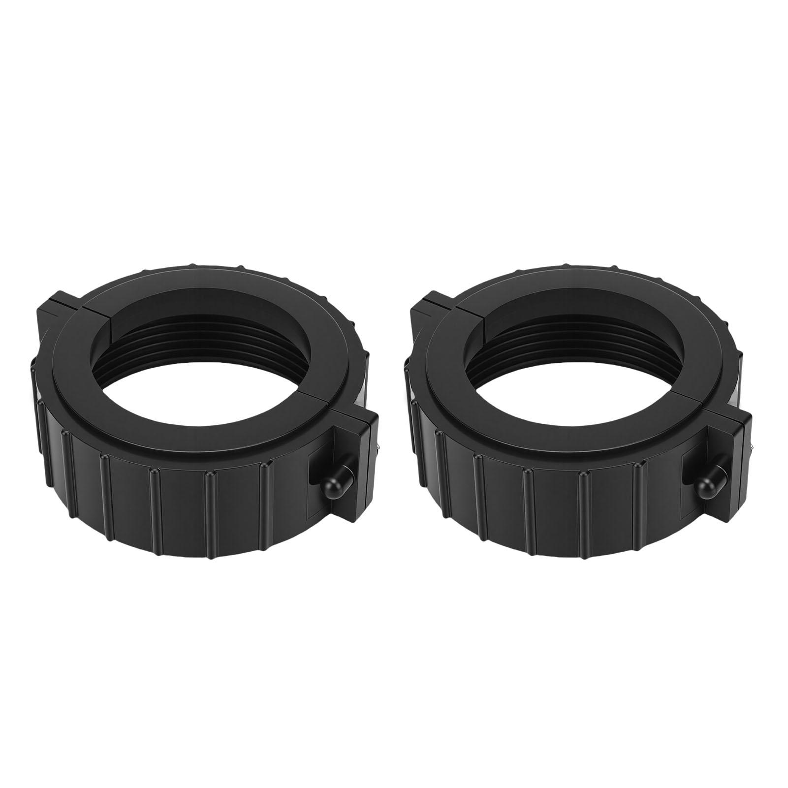 

2 Set Spa Hot Tub Heater Split Nut Unions with Screws Heater Gasket for Hot Tub Spa Fit for Balboa 2 Inch Heater