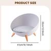 Cat Bed Raised Pet Creative Hemispherical Furniture Comfortable with Sturdy Legs Nordic