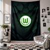 VfL Wolfsburg FC Wall Tapestry Home Decor Wall Hanging Cloth for Bedroom Living Room Background