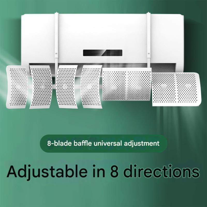 Adjustable Air Conditioning Deflection Anti Direct Blowing Split Wind Direction Register Shield Change Wind Direction