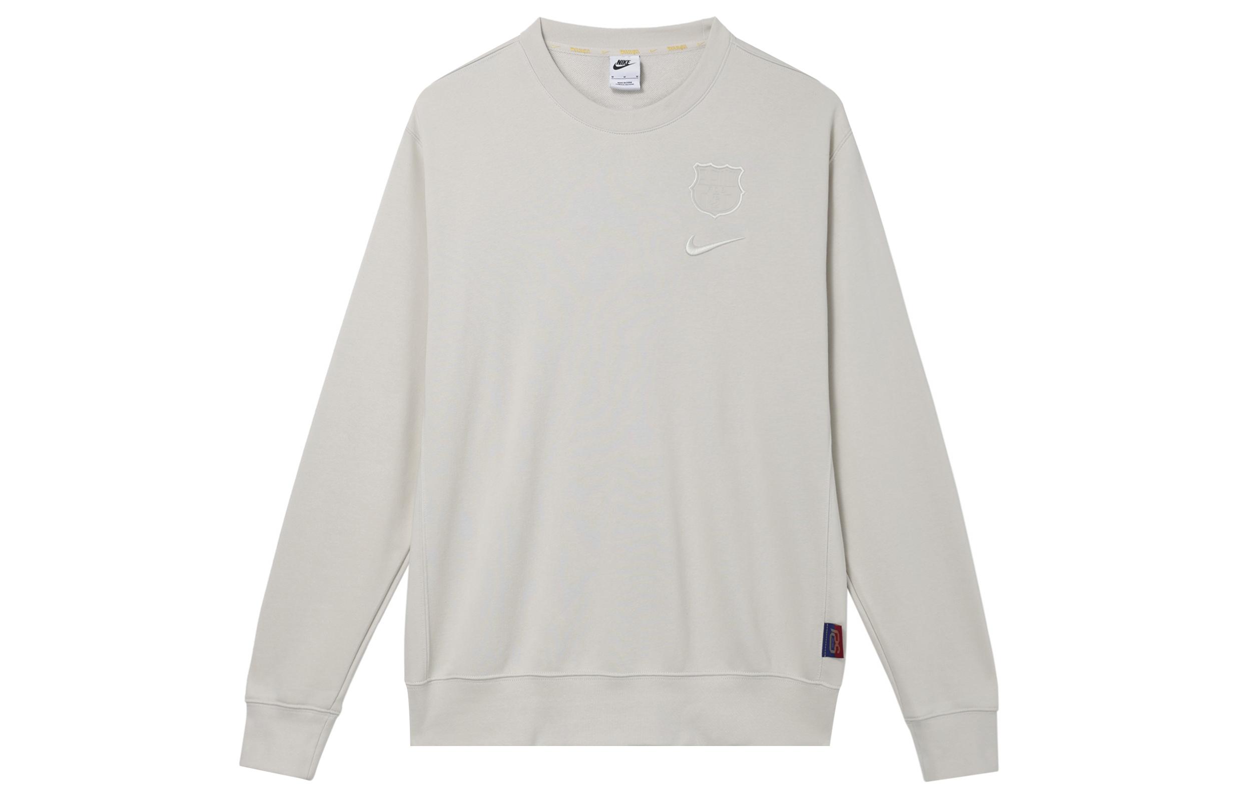 Nike Fc Barcelona Club Home Men s Nike Soccer Crew Neck Sweatshirt FQ3024-104 2XL