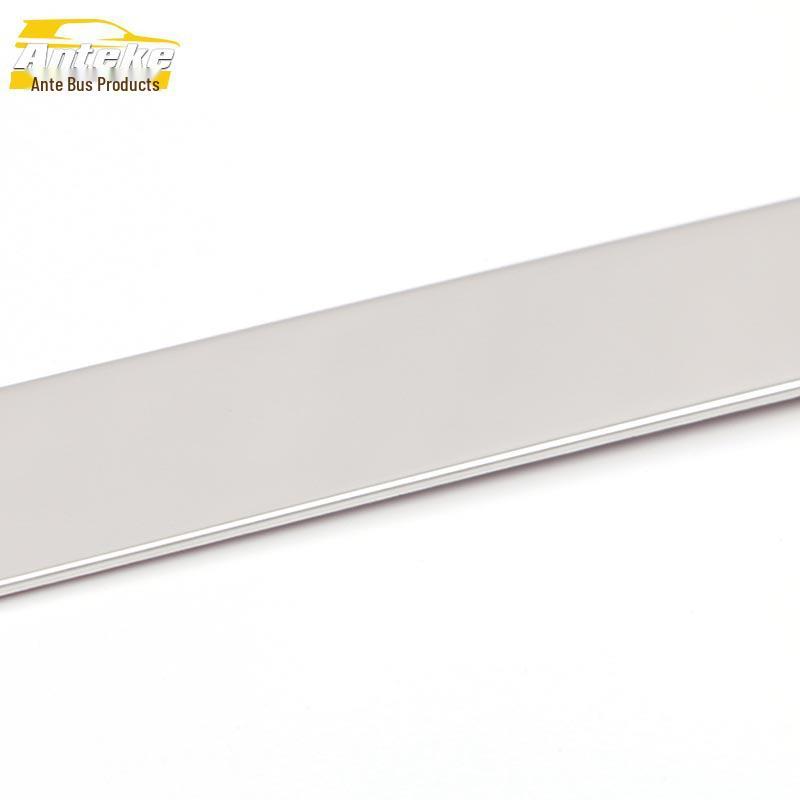 21 Fit Stainless Steel Tailgate Trim Bumper Strip Modification Accessory