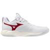 Mizuno Wave Momentum Pro Comfortable Durable Supportive Low-Top Volleyball Shoes Women sneaker White Red V1GC254073
