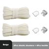 No tie Shoelaces for Shoes 8MM Flat Elastic laces Sneakers Kids Adult Quick Shoelace without ties Shoe Accessories