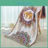 Soft Gauze Bath Tassel Towel Not Easy To Shed Absorbent And Quickdrying Beach Towel80160cm