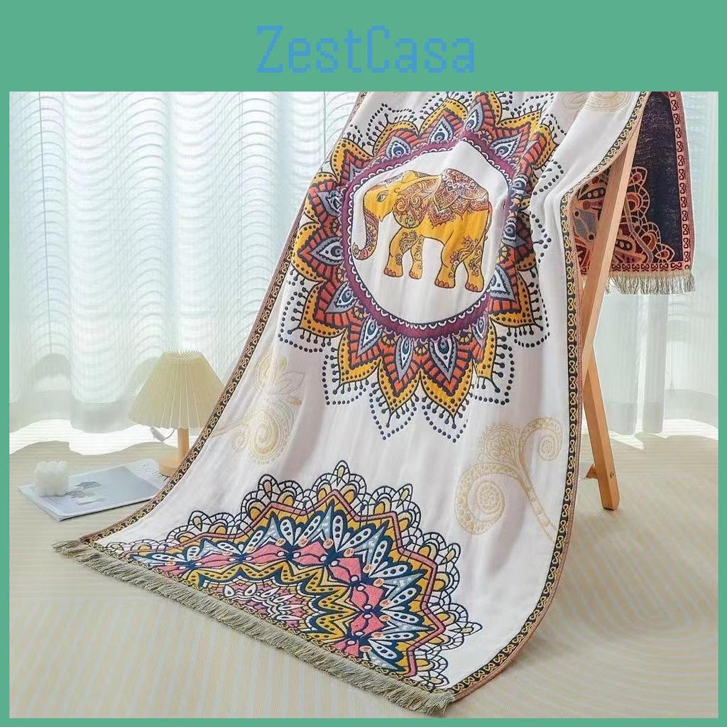 Soft Gauze Bath Tassel Towel Not Easy To Shed Absorbent And Quickdrying Beach Towel80160cm