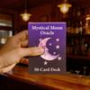 Mystical Moon Oracle Deck - 50 Cards 9*6.7cm for Spiritual Guidance, Manifestation & Moon Phase Rituals