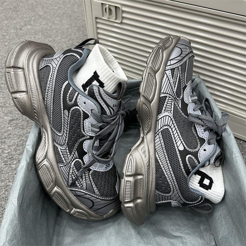 2025 new large size men's shoes 45 spring breathable tide shoes 46 large dad shoes 47 sports and leisure running shoes 48