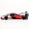 Bburago Escala Porsche 963 2024 24 Horas de Le Mans Corrida de Resistência Inscrição Modelo de Carro Diecast 1/24 #6 Vermelho/Branco / 18-28042