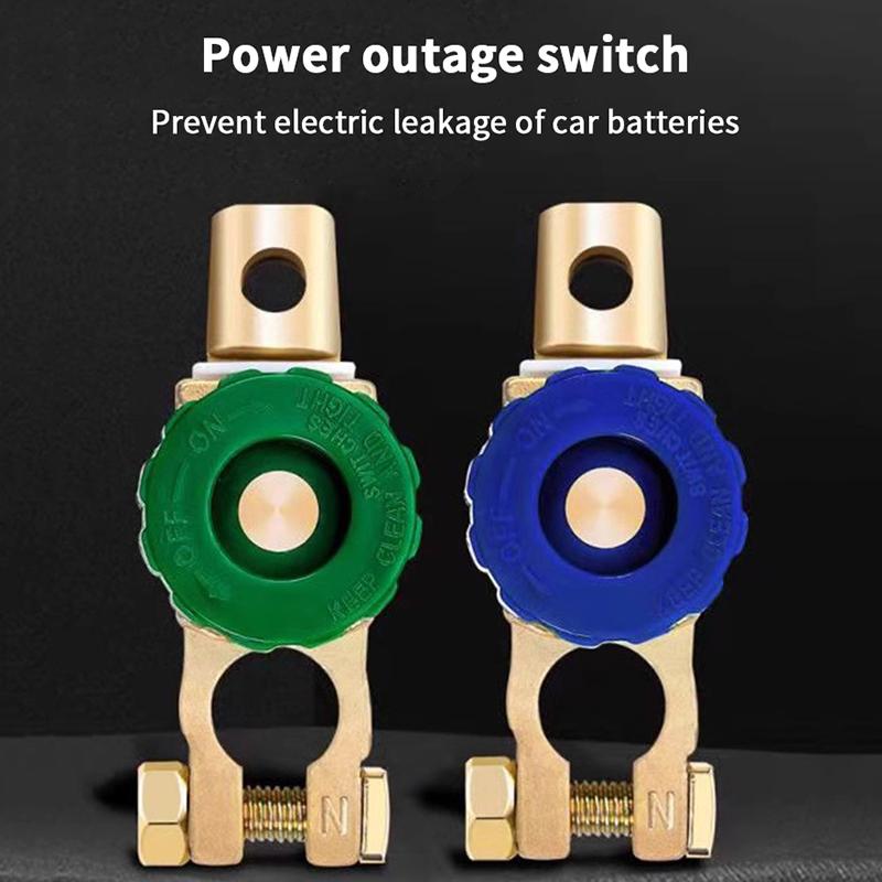 1PCS Universal Car Battery Switch Terminal Parts Battery Disconnect Isolator Cut Off Switch Protector Automotive Accessories