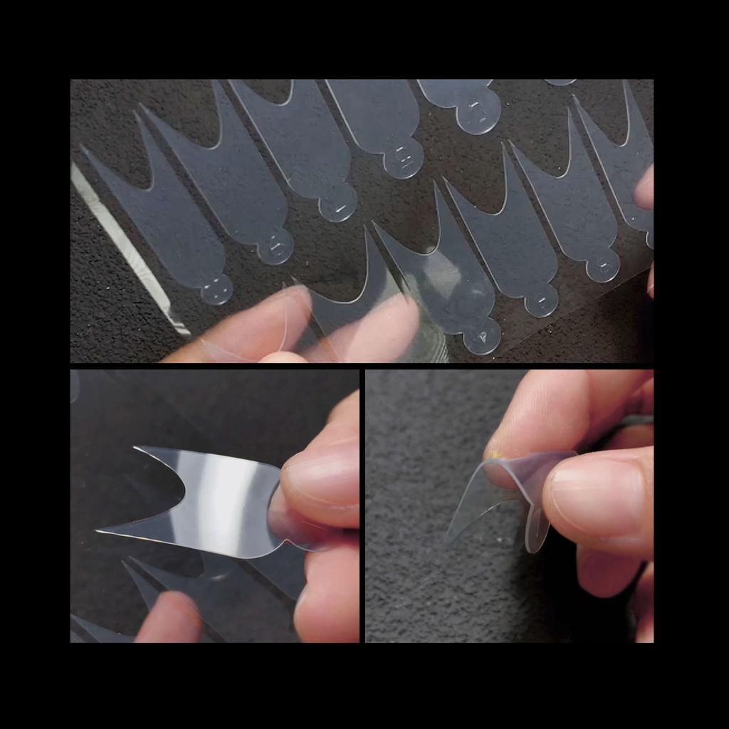 Nail Form Mould French Line Stickers for Nail Extensions Reusable Manicure Tools French Nail Tips Drawing Guide Stickers