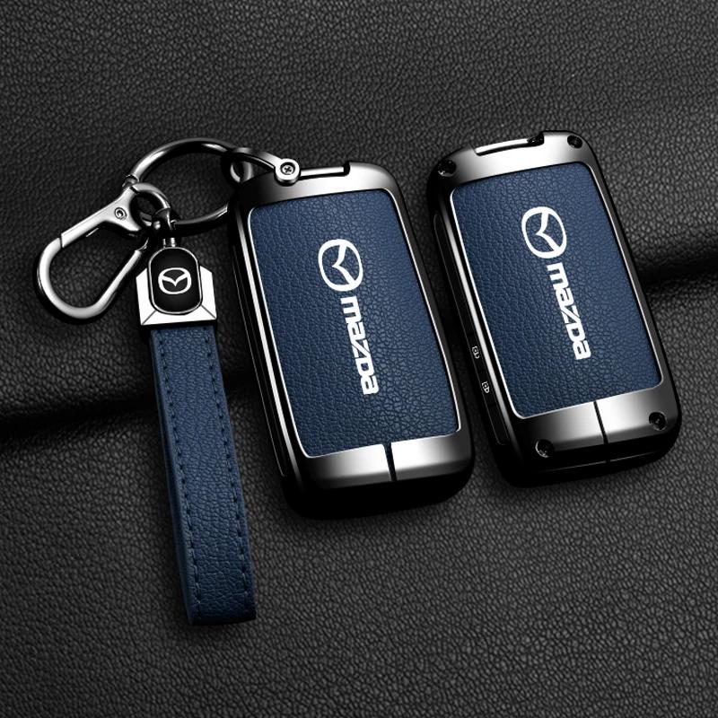 Car Key Cover Case Holder Shell Protection Fob For Mazda 3 Alexa CX30 CX-4 CX5 CX-5 CX8 CX-8 CX-30 CX9 CX-9 Keychain Accessories