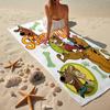 Ultra-Soft Beach Towel with Scooby-Doo Theme,Ideal for Pool - Camping, Diving - Perfect Travel Essential, Vibrant Beach Towel.